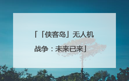 「侠客岛」无人机战争：未来已来