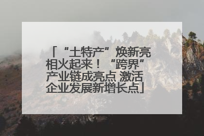 “土特产”焕新亮相火起来！“跨界”产业链成亮点 激活企业发展新增长点
