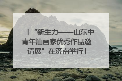 “新生力——山东中青年油画家优秀作品邀请展”在济南举行
