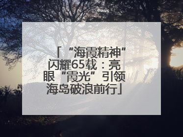 “海霞精神”闪耀65载：亮眼“霞光”引领海岛破浪前行