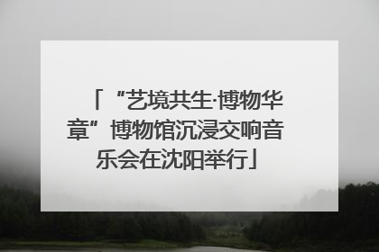 “艺境共生·博物华章”博物馆沉浸交响音乐会在沈阳举行