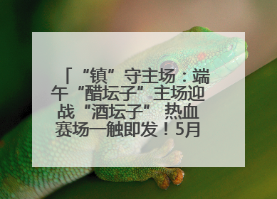 “镇”守主场：端午“醋坛子”主场迎战“酒坛子” 热血赛场一触即发！5月31日15:00，镇江见！