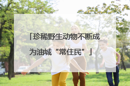 珍稀野生动物不断成为油城“常住民”