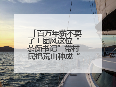 百万年薪不要了！团风这位“茶痴书记”带村民把荒山种成“绿色银行”