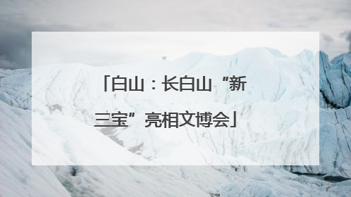 白山：长白山“新三宝”亮相文博会