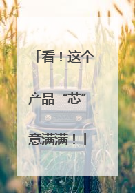 看！这个产品“芯”意满满！