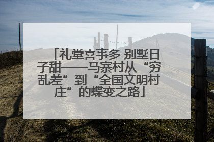 礼堂喜事多 别墅日子甜——马寨村从“穷乱差”到“全国文明村庄”的蝶变之路