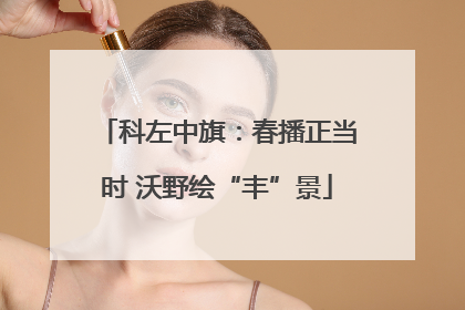 科左中旗：春播正当时 沃野绘“丰”景