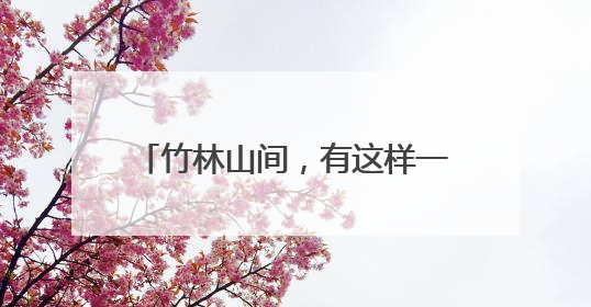 竹林山间，有这样一群平安“守望者”