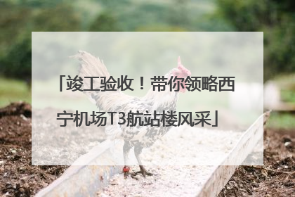 竣工验收！带你领略西宁机场T3航站楼风采