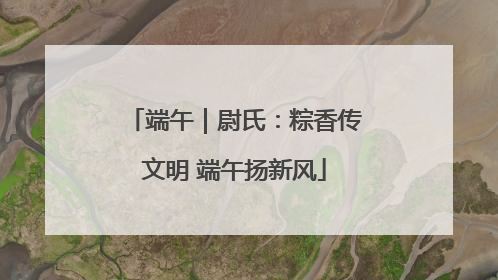 端午｜尉氏：粽香传文明 端午扬新风