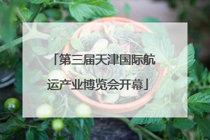第三届天津国际航运产业博览会开幕
