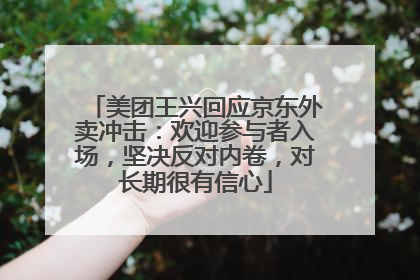 美团王兴回应京东外卖冲击：欢迎参与者入场，坚决反对内卷，对长期很有信心