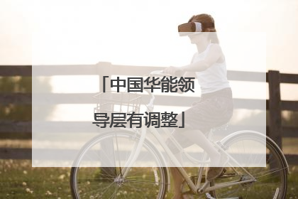 中国华能领导层有调整
