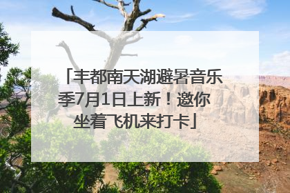 丰都南天湖避暑音乐季7月1日上新！邀你坐着飞机来打卡
