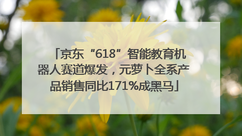 京东“618”智能教育机器人赛道爆发，元萝卜全系产品销售同比171%成黑马