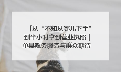 从“不知从哪儿下手”到半小时拿到营业执照｜单县政务服务与群众期待的“双向奔赴”