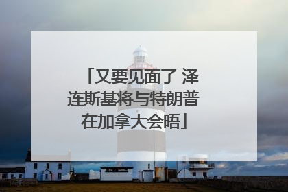又要见面了 泽连斯基将与特朗普在加拿大会晤