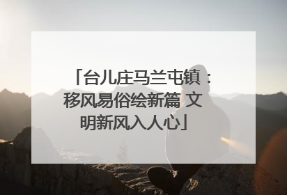 台儿庄马兰屯镇：移风易俗绘新篇 文明新风入人心