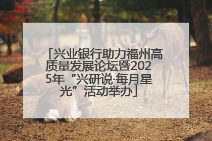 兴业银行助力福州高质量发展论坛暨2025年“兴研说·每月星光”活动举办