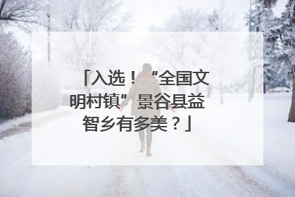 入选！“全国文明村镇”景谷县益智乡有多美？