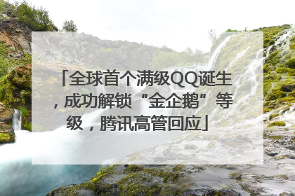 全球首个满级QQ诞生，成功解锁“金企鹅”等级，腾讯高管回应