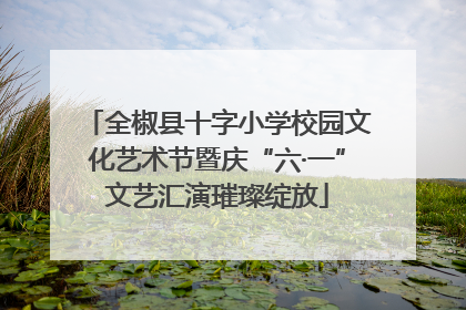 全椒县十字小学校园文化艺术节暨庆“六·一”文艺汇演璀璨绽放