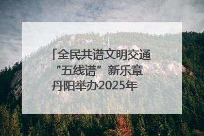 全民共谱文明交通“五线谱”新乐章 丹阳举办2025年“文明交通 同心同行”主题宣传活动