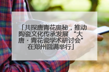 共探唐青花奥秘，推动陶瓷文化传承发展 “大唐・青花瓷学术研讨会”在郑州圆满举行