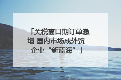 关税窗口期订单激增 国内市场成外贸企业“新蓝海”