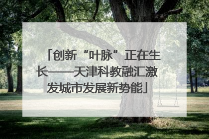 创新“叶脉”正在生长——天津科教融汇激发城市发展新势能