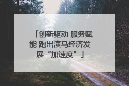创新驱动 服务赋能 跑出演马经济发展“加速度”