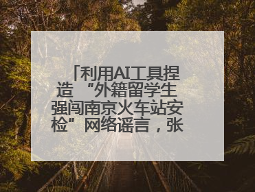 利用AI工具捏造 “外籍留学生强闯南京火车站安检”网络谣言，张某燕被行政拘留