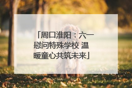 周口淮阳：六一慰问特殊学校 温暖童心共筑未来