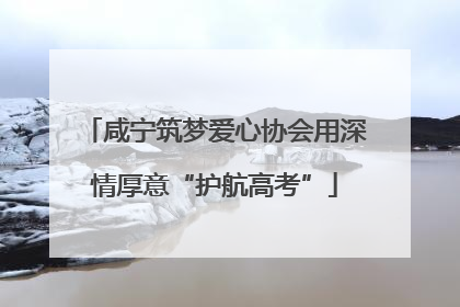 咸宁筑梦爱心协会用深情厚意“护航高考”