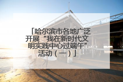 哈尔滨市各地广泛开展“我在新时代文明实践中心过端午”活动（一）