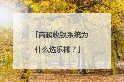 商超收银系统为什么选乐檬？