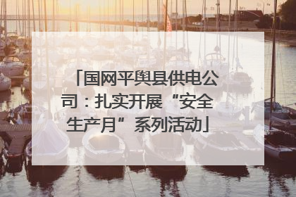国网平舆县供电公司：扎实开展“安全生产月”系列活动