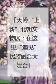 天博“上新”北朝文物展：在这里“遇见”民族融合大舞台