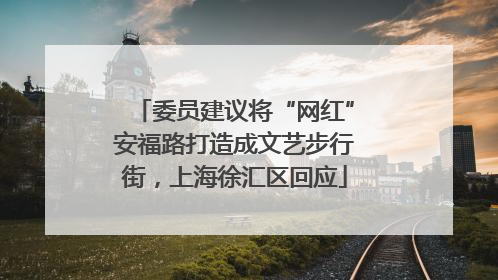 委员建议将“网红”安福路打造成文艺步行街，上海徐汇区回应