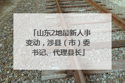 山东2地最新人事变动，涉县（市）委书记、代理县长