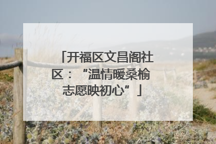 开福区文昌阁社区：“温情暖桑榆 志愿映初心”