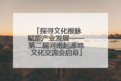探寻文化根脉 赋能产业发展——第二届河南起源地文化交流会启幕