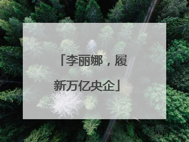 李丽娜，履新万亿央企