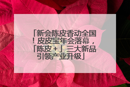 新会陈皮香动全国！皮皮宝年会落幕，「陈皮＋」三大新品引领产业升级