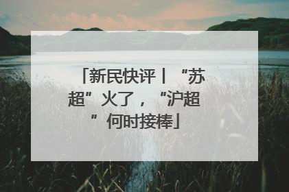 新民快评丨“苏超”火了，“沪超”何时接棒