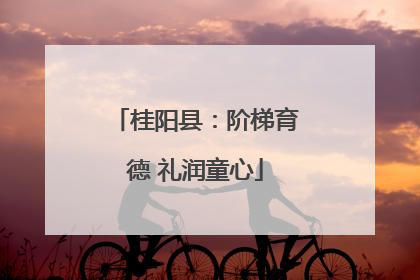 桂阳县：阶梯育德 礼润童心
