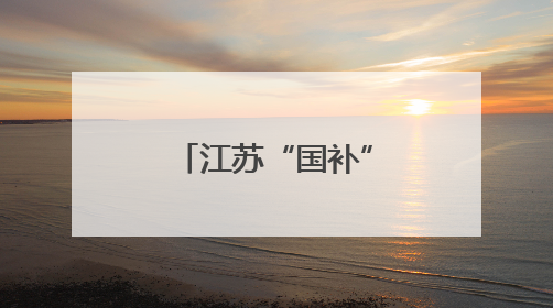 江苏“国补”采用限额分配
