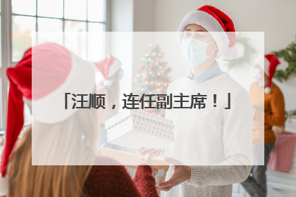 汪顺，连任副主席！