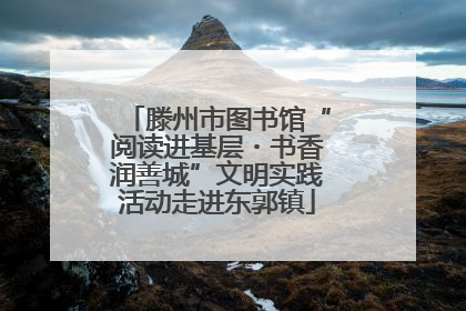 滕州市图书馆“阅读进基层・书香润善城”文明实践活动走进东郭镇